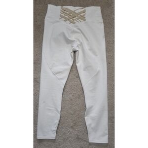 Fabletics Cream Colored Leggings